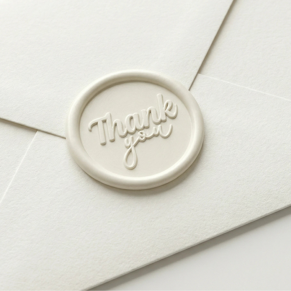 Thank You Wax Seal for Invitations (Set of 5)