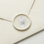 Silver Foil Wax Seal for Invitations (Set of 5)