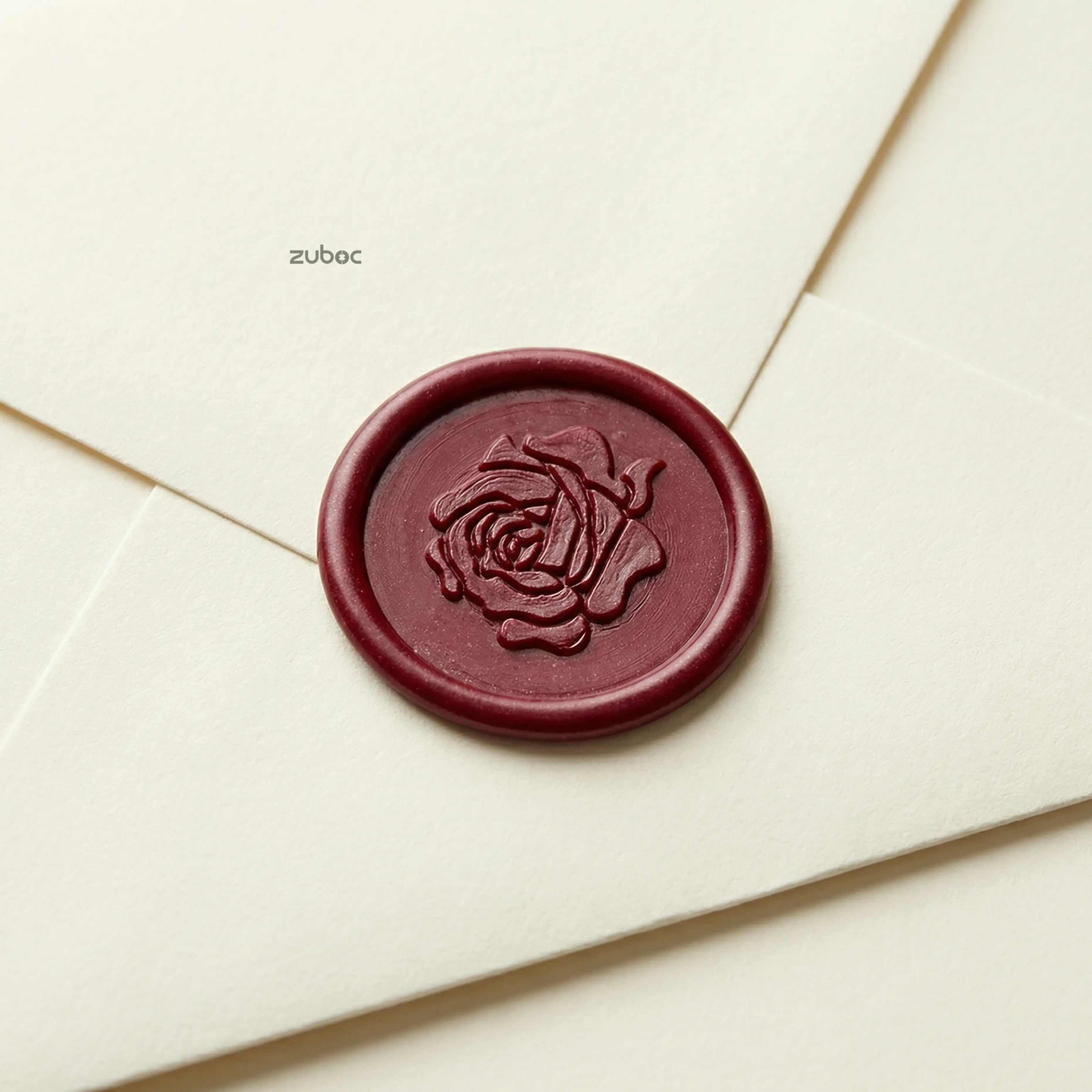 Rose Wax Seal - Wine Red-1 (Set of 5)