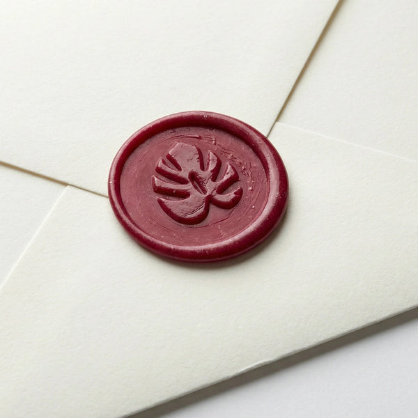 Monstera Wax Seal for Invitations (Set of 5)