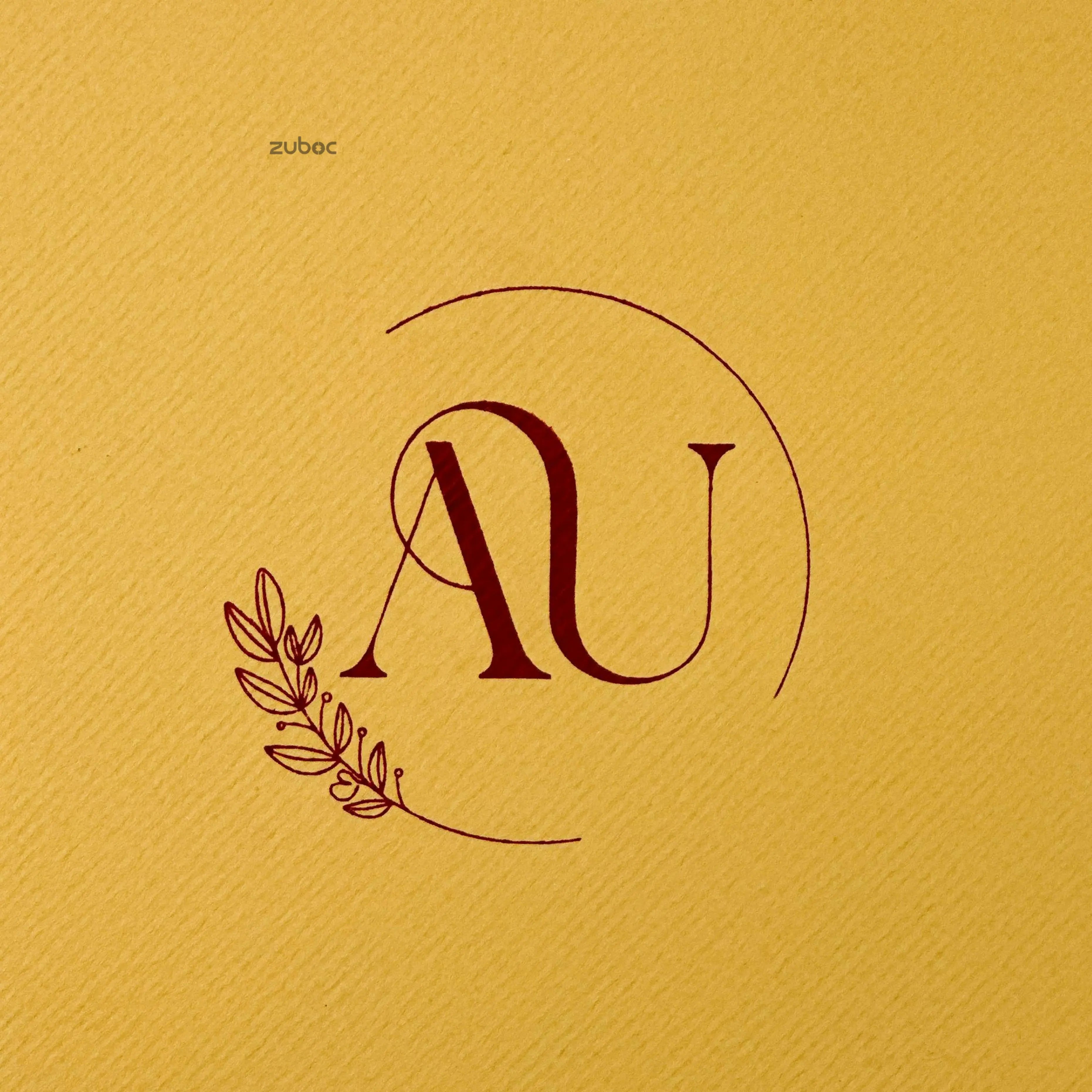 Customized Velour Gold Wedding Invitation Envelope (Set of 50)