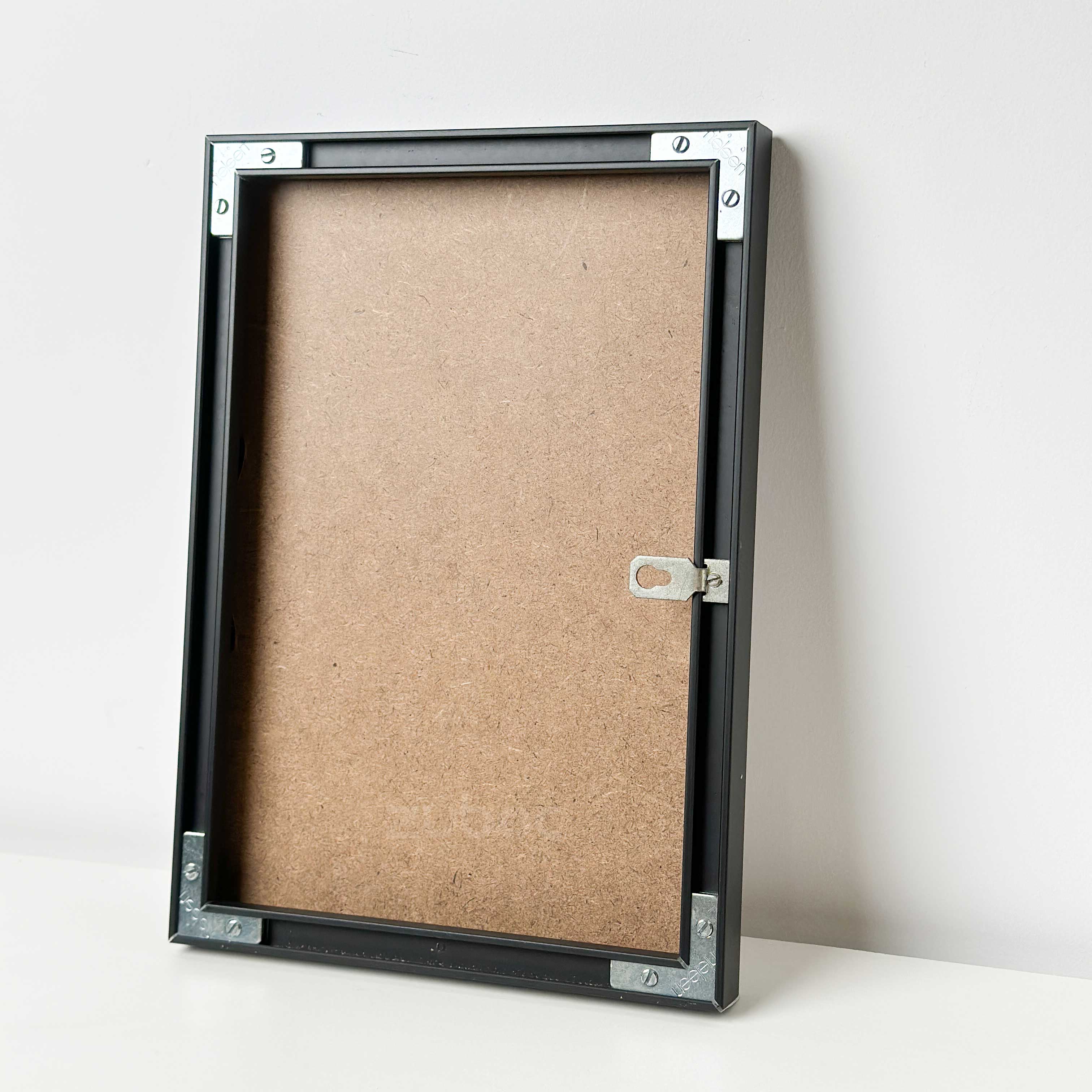 Black A4 metallic photo frame for certificate display by Zuboc-4
