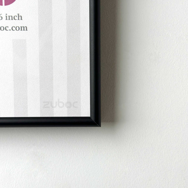 Black Metallic Photo Frame (A5)