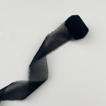 Georgette Black Ribbon (5mtr)