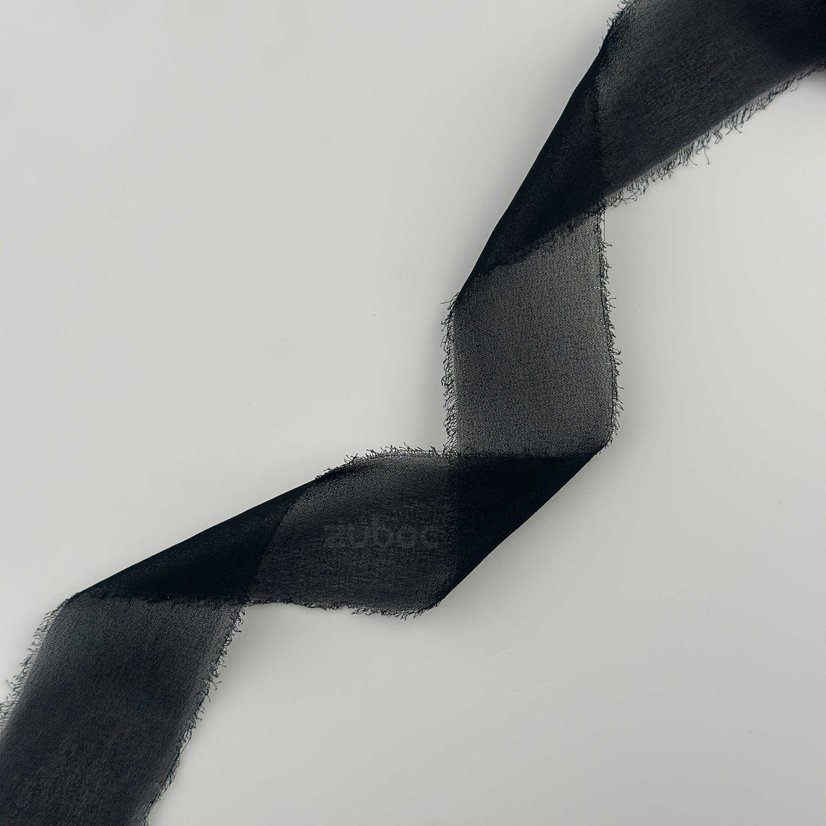 Georgette Black Ribbon (5mtr)