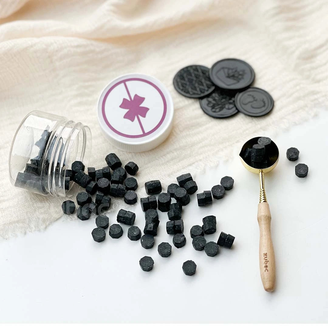 Black Wax Beads - 30 Grams