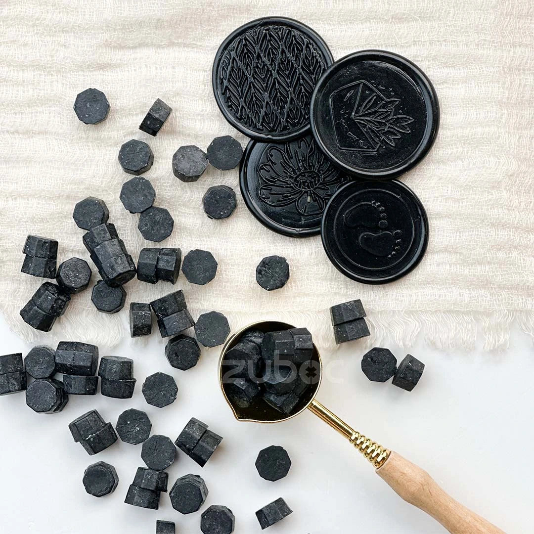 Black Wax Beads - 30 Grams