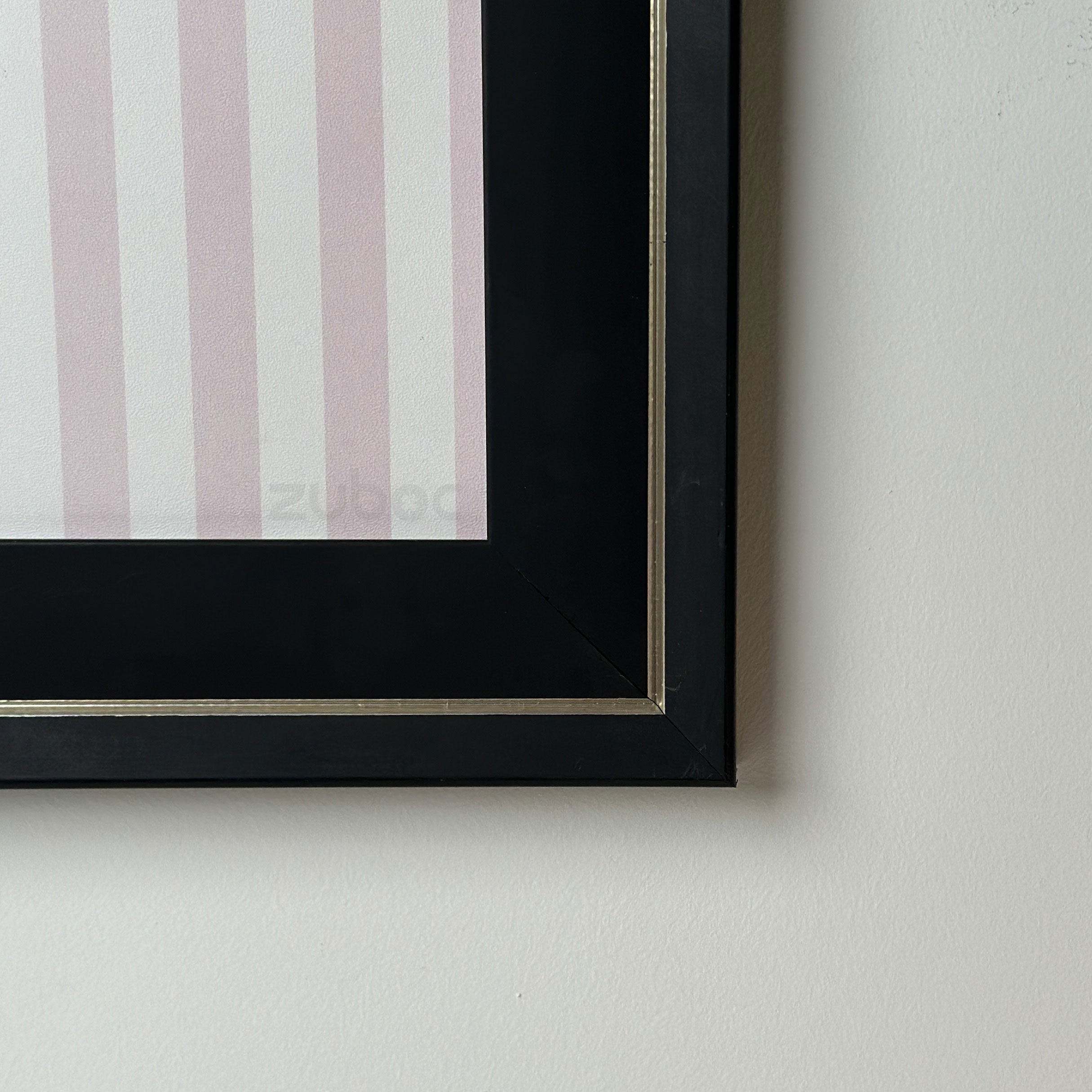 Black with Silver Lining Photo Frame (A3)