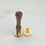 Bloom Wax Stamp with Wooden Handle
