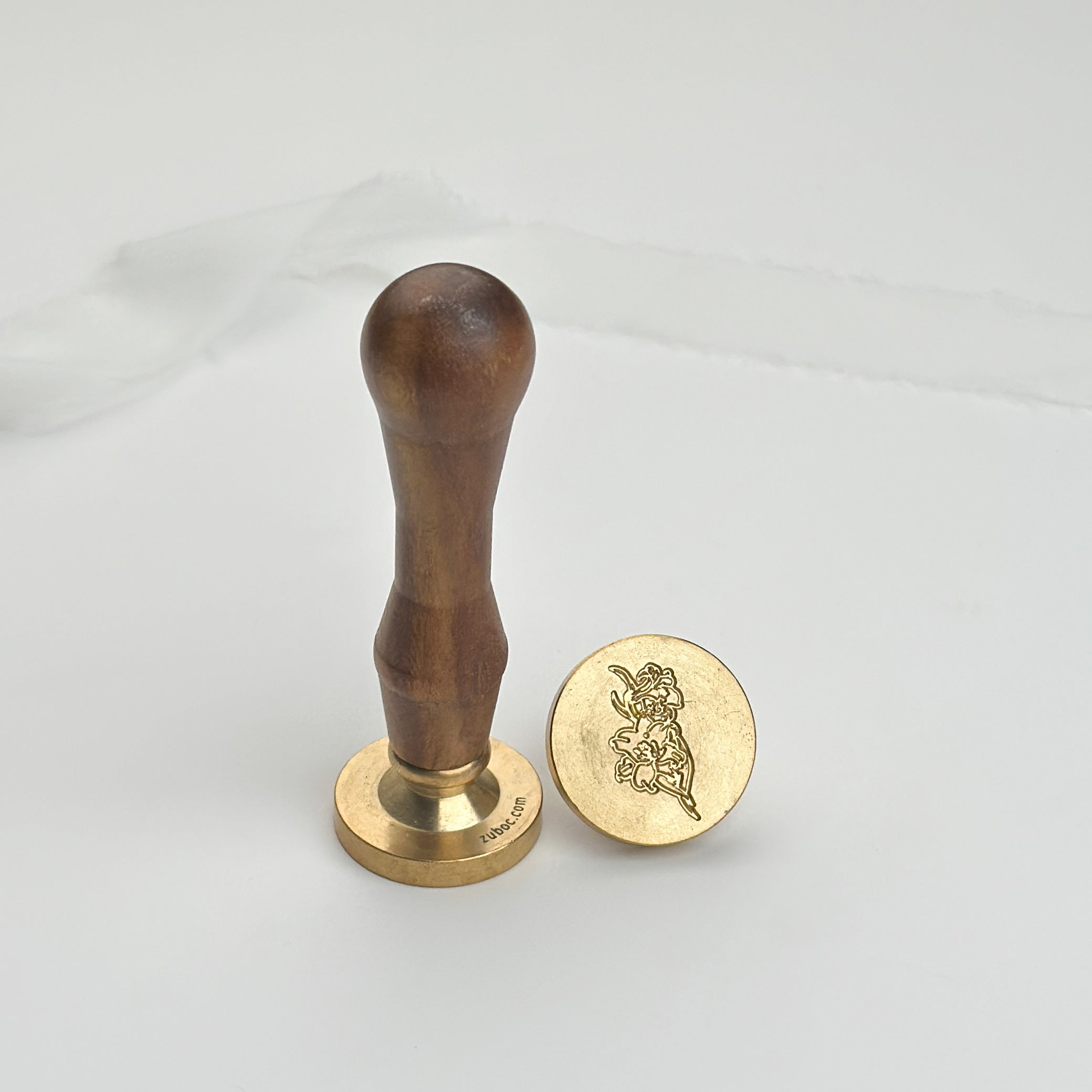 Bloom Wax Stamp with Wooden Handle