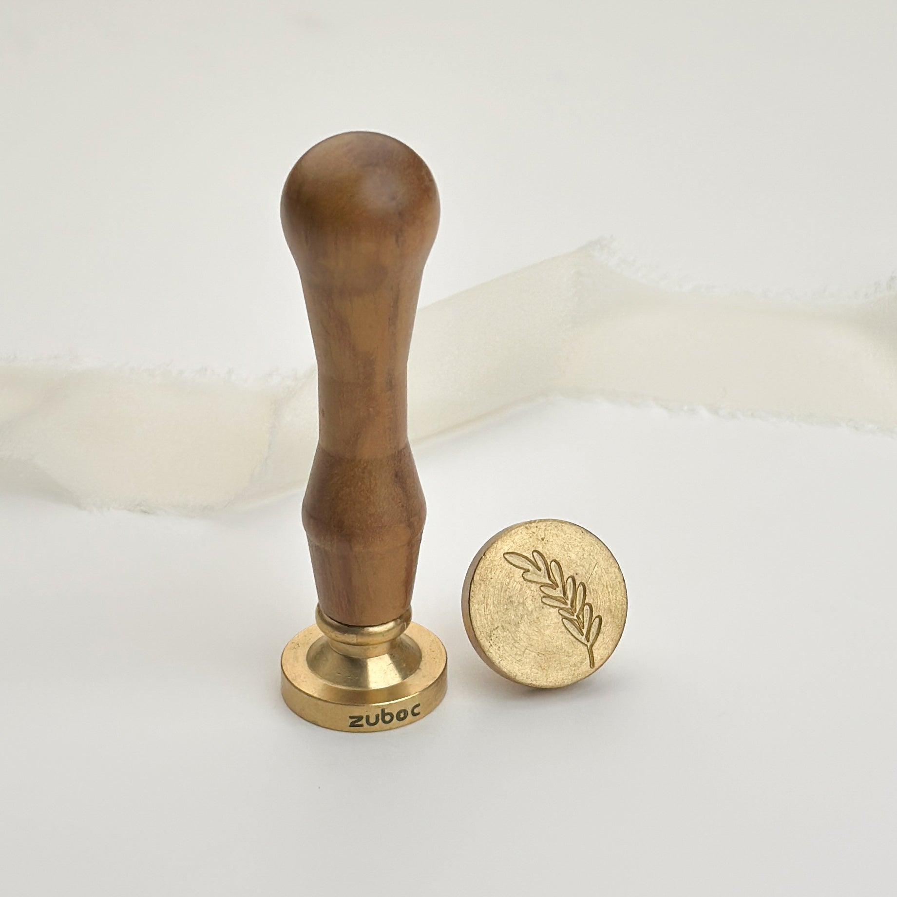 Branch Wax Stamp with Wooden Handle