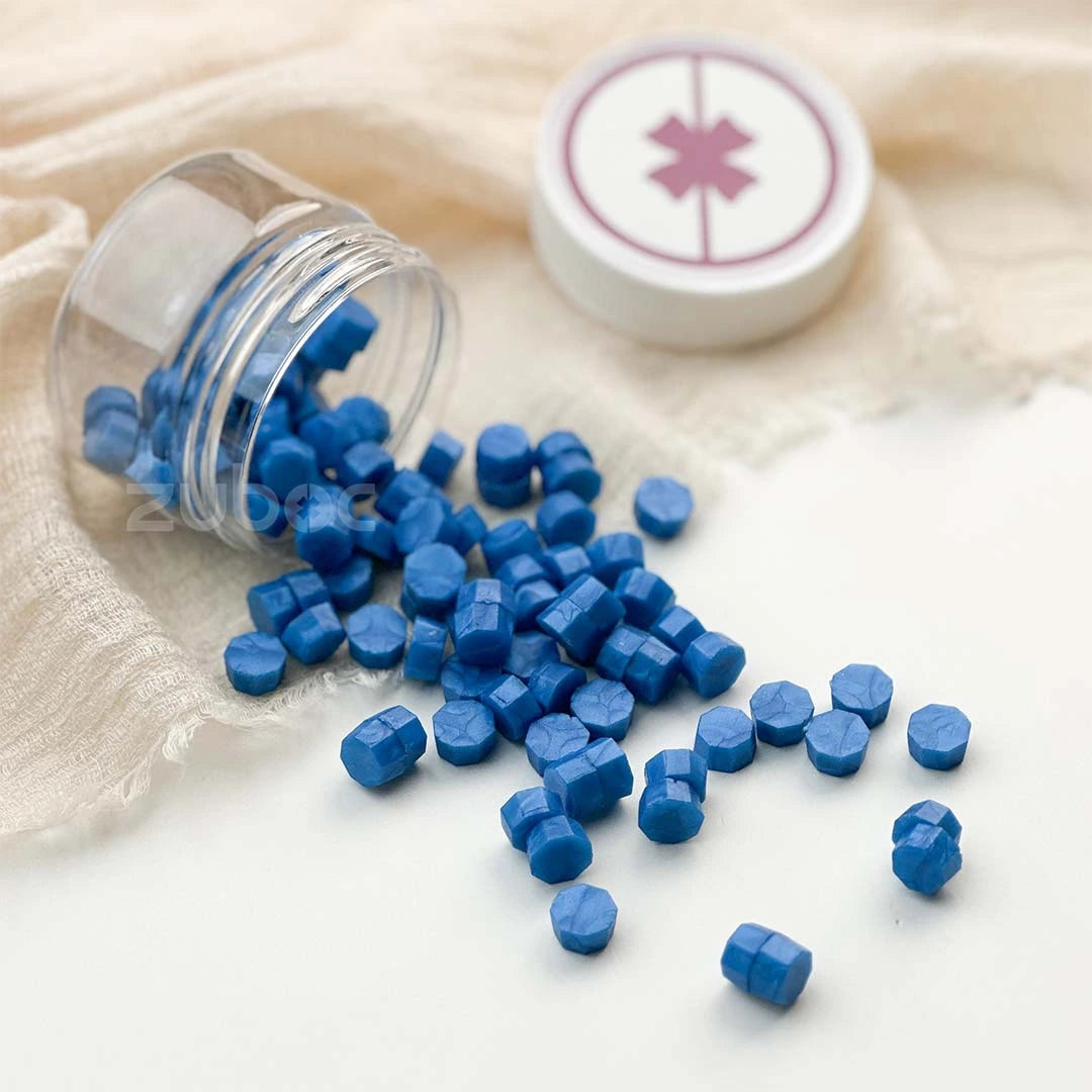 Brilliant Blue Wax Beads - 30 Grams