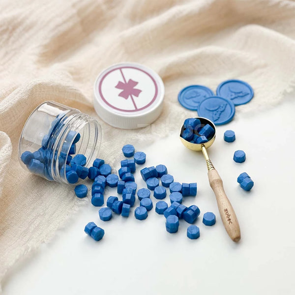 Brilliant Blue Sealing Wax Beads 30g