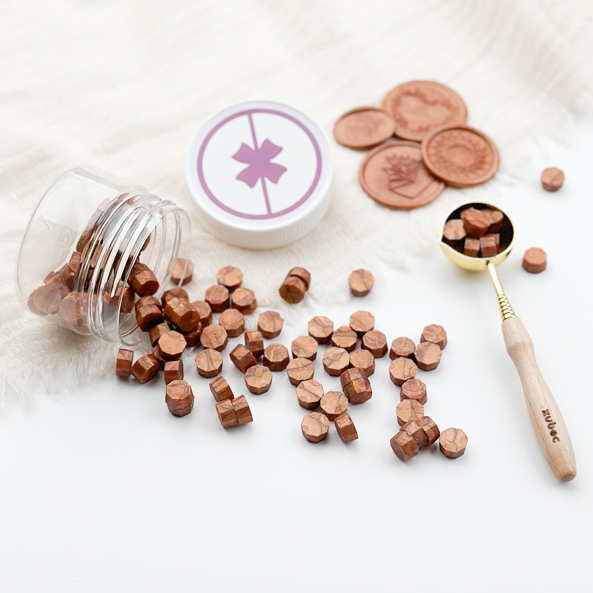 Bronze Gold Wax Beads - 30 Grams