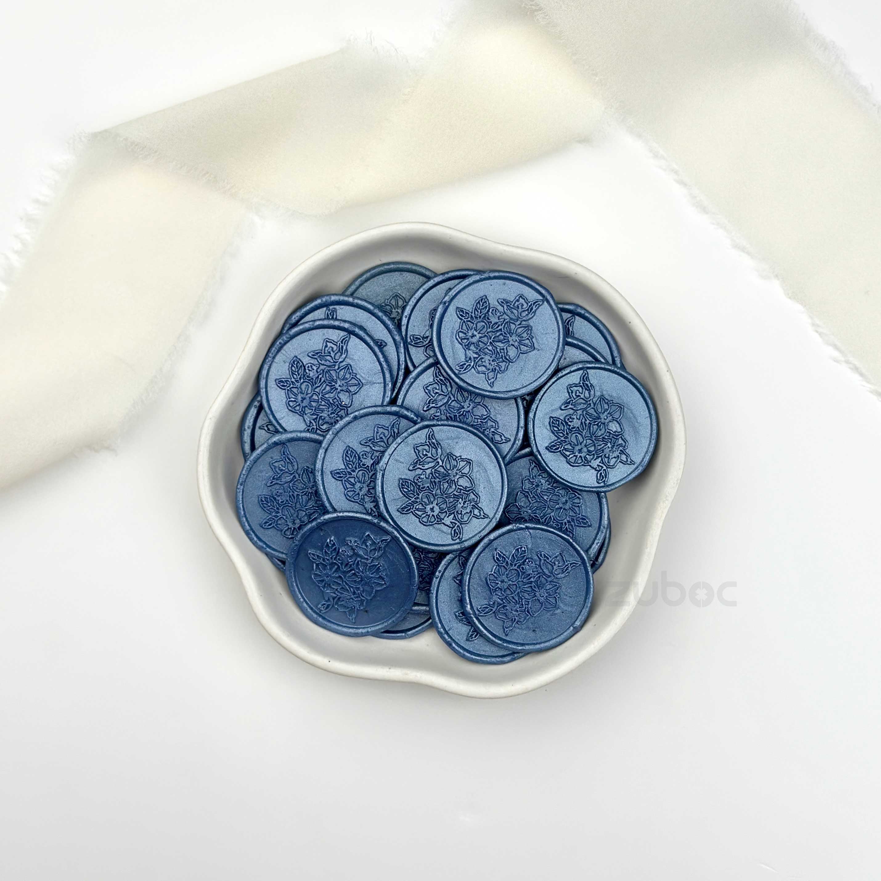 Cherry Blossom Wax Seal -Cloudy Sky ( Set of 5 )