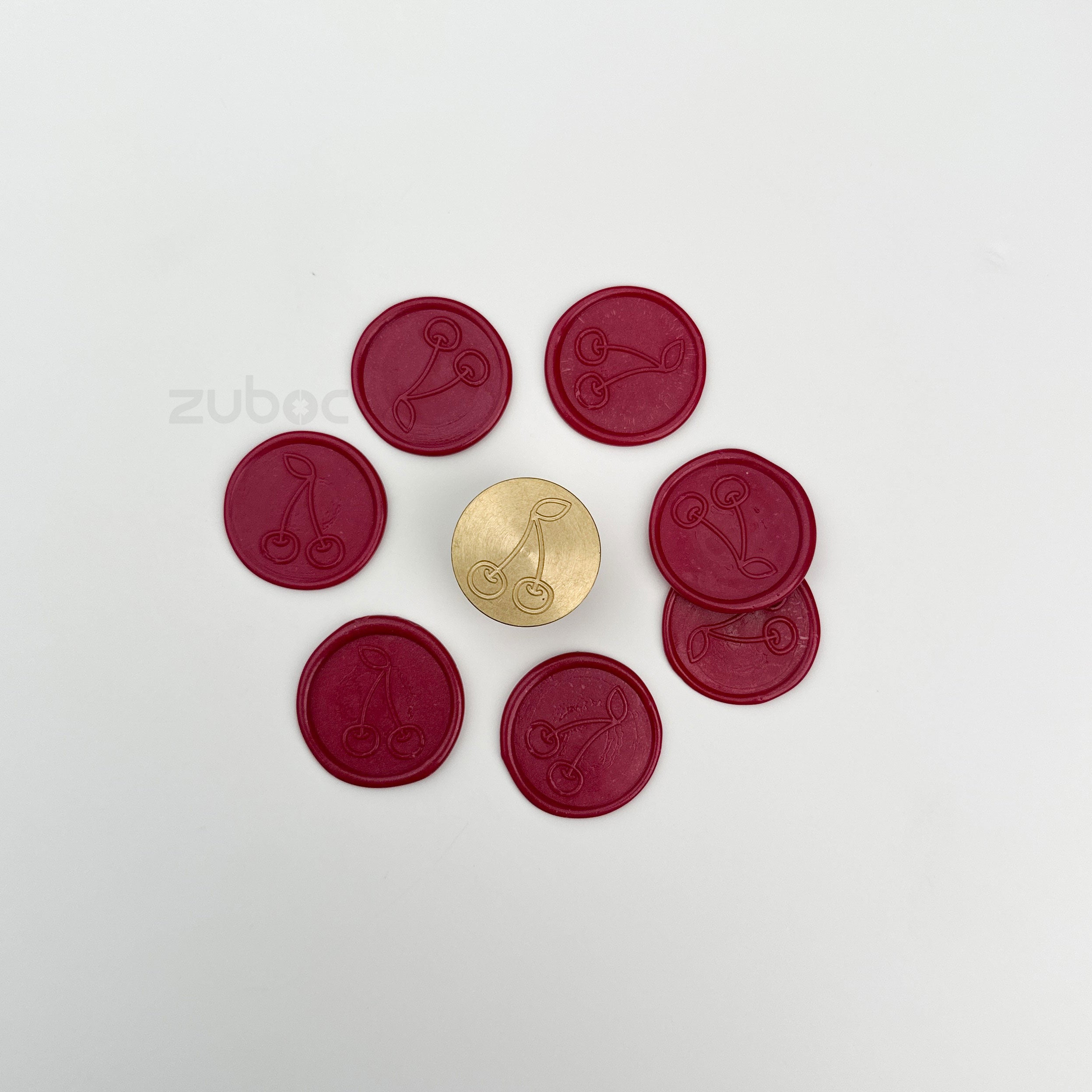 Cherry Wax Stamp with Wooden Handle