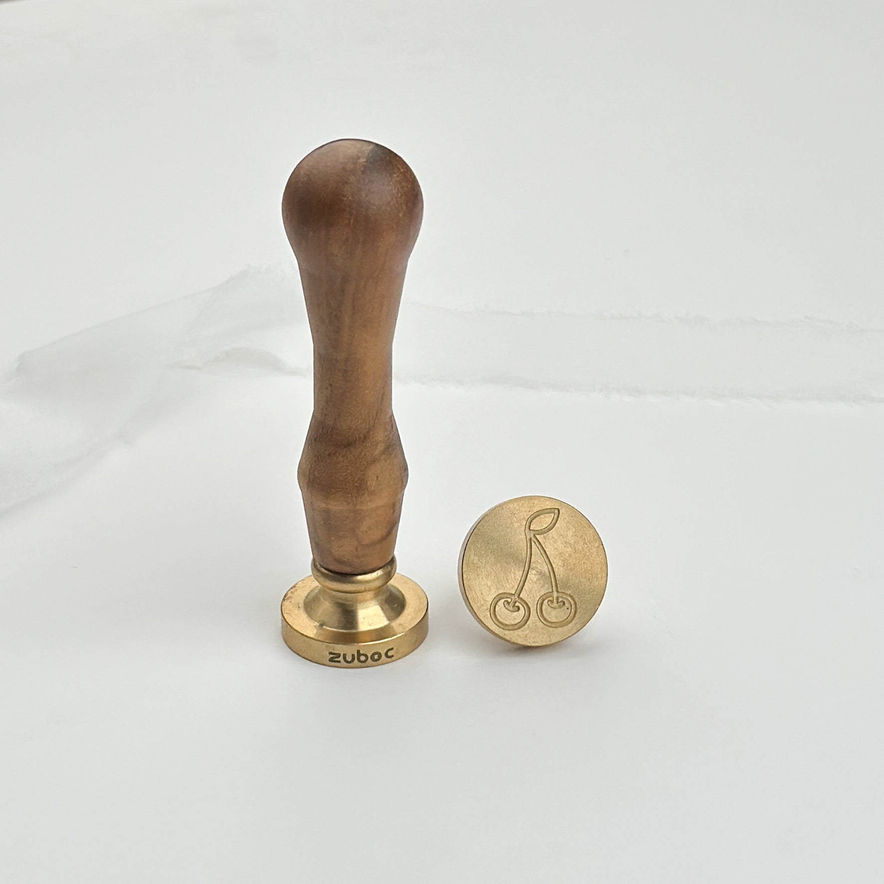 Cherry Wax Stamp with Wooden Handle