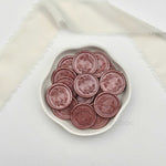 Chilly Leaf Wax Seal - Champagne for Invitations (Set of 5)