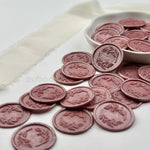 Chilly Leaf Wax Seal - Champagne for Invitations (Set of 5)