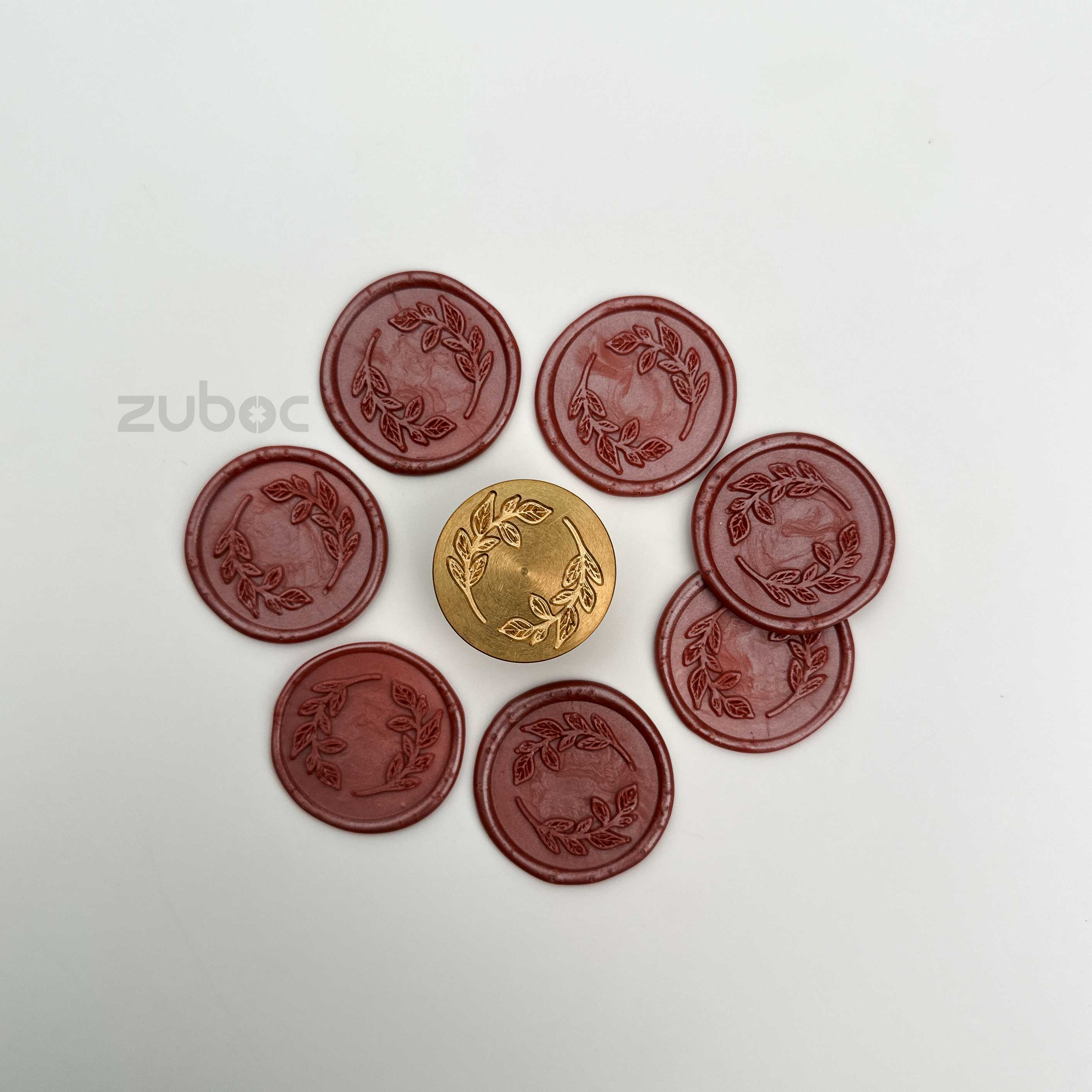Chilly Leaf Wax Stamp Head Only