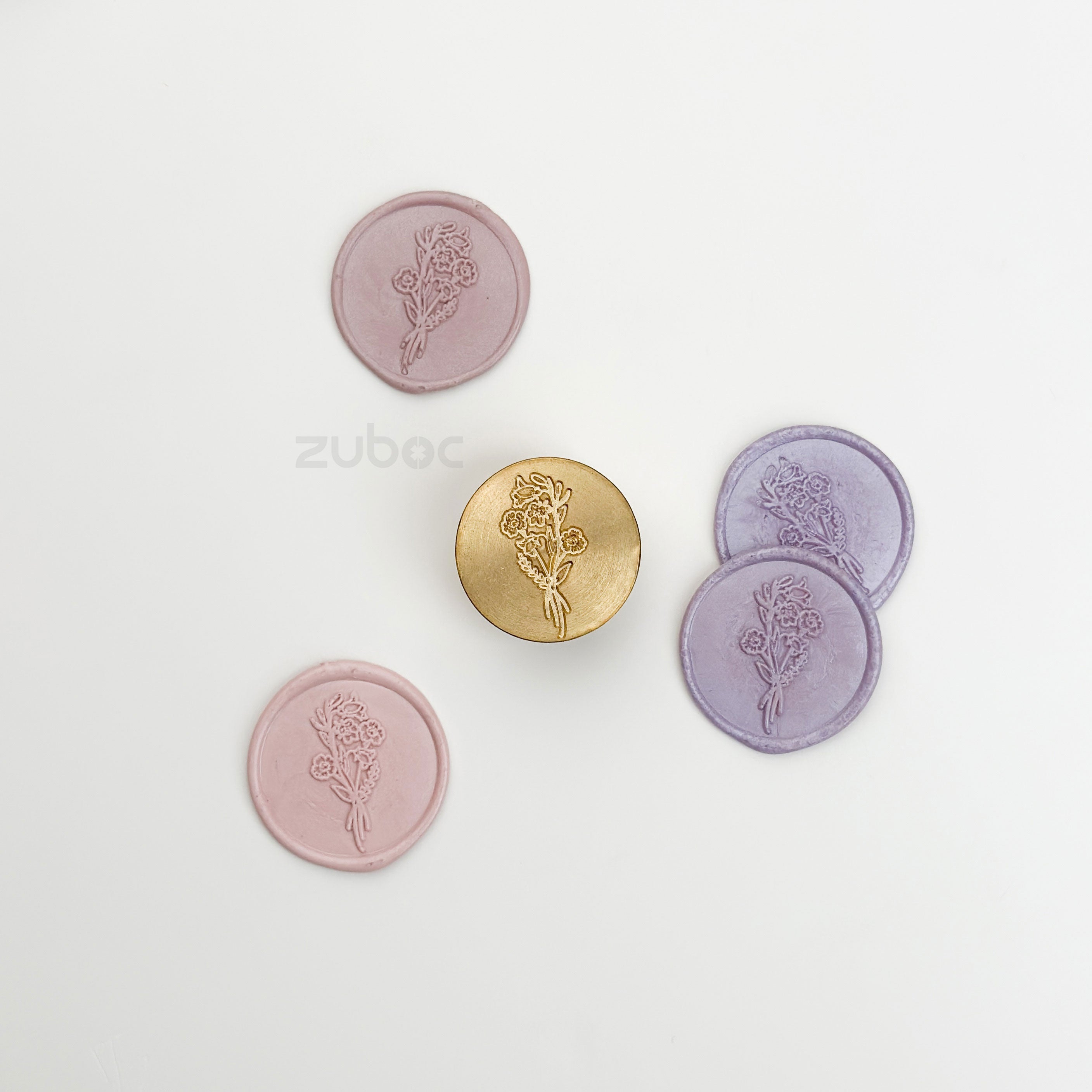 Chinese Balsam Wax Stamp with Wooden Handle