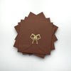 Semi Circle Envelope With Foil Bow (set of 5)