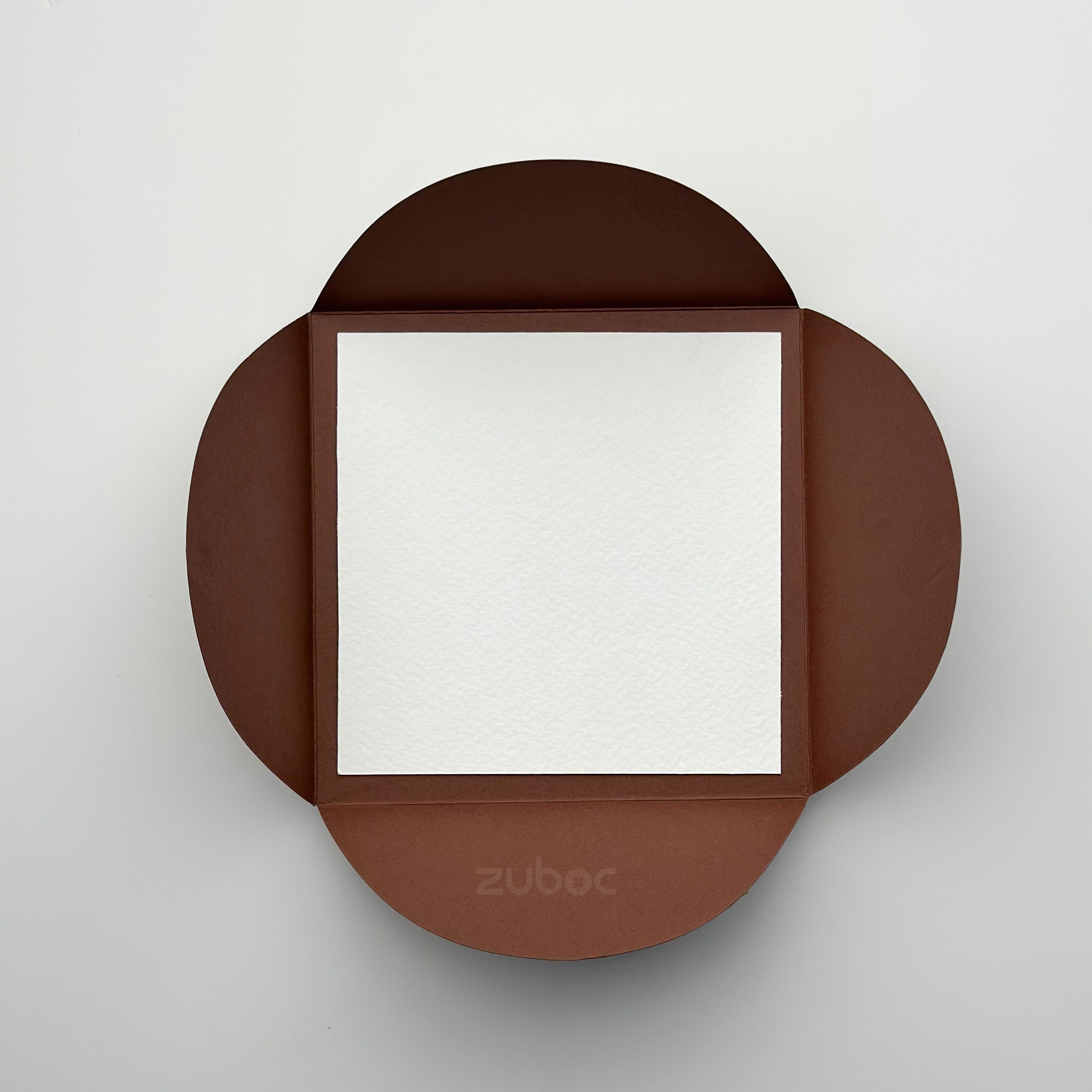 Semi Circle Envelope With Foil Bow (set of 5)