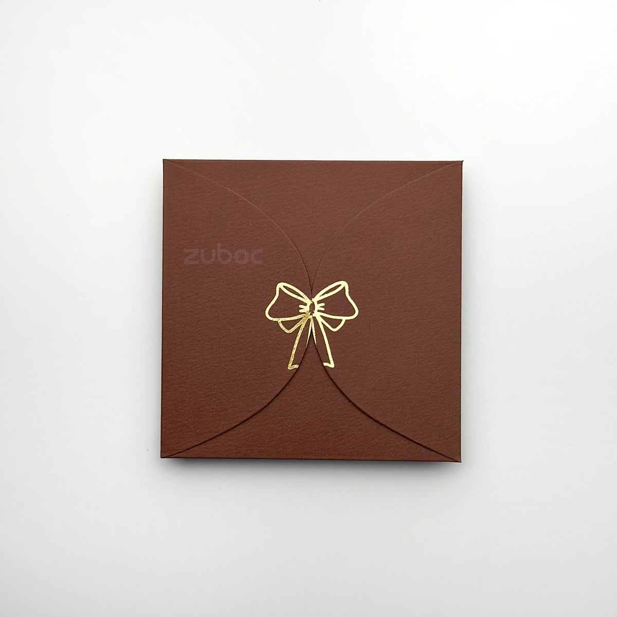 Semi Circle Envelope With Foil Bow (set of 5)