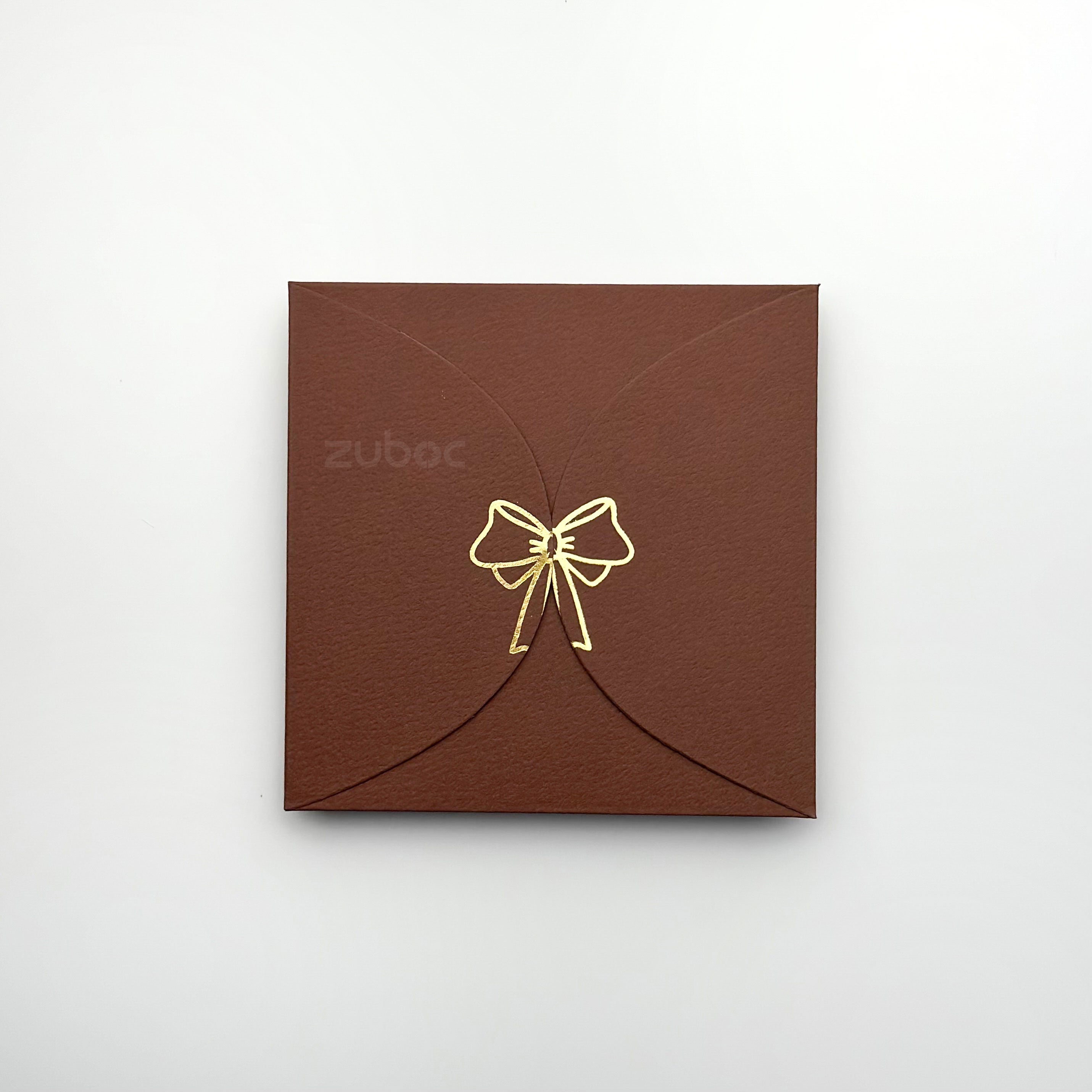 Semi Circle Envelope With Foil Bow (set of 5)