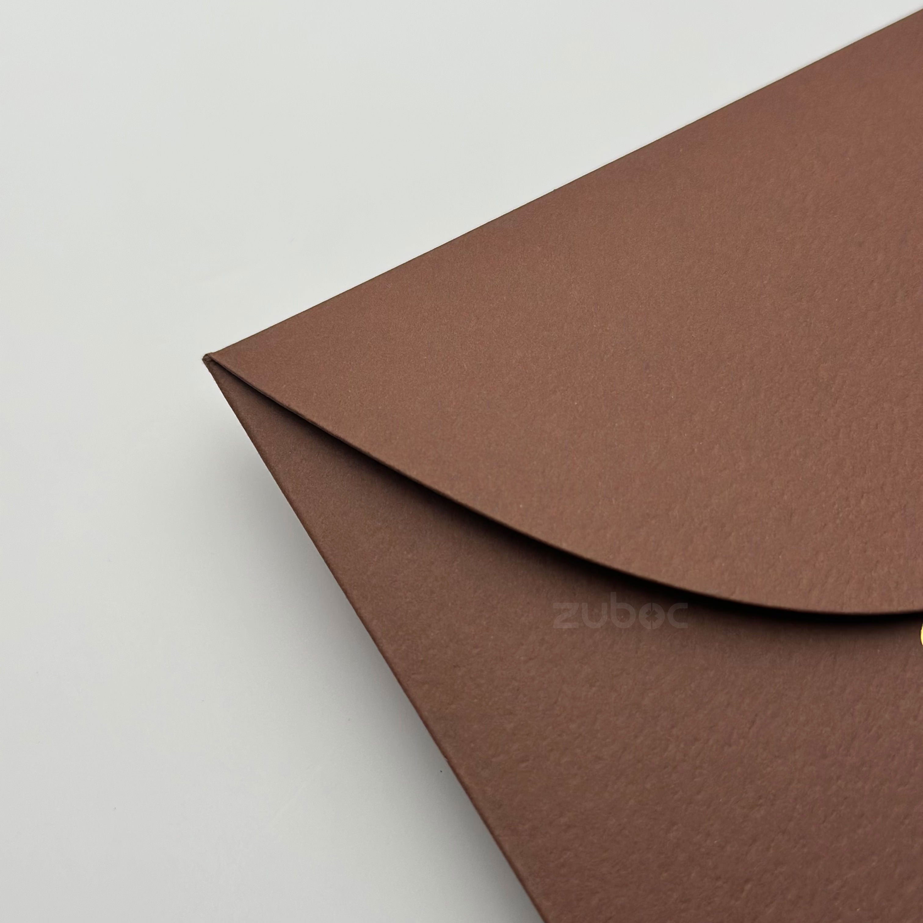 Semi Circle Envelope With Foil Bow (set of 5)