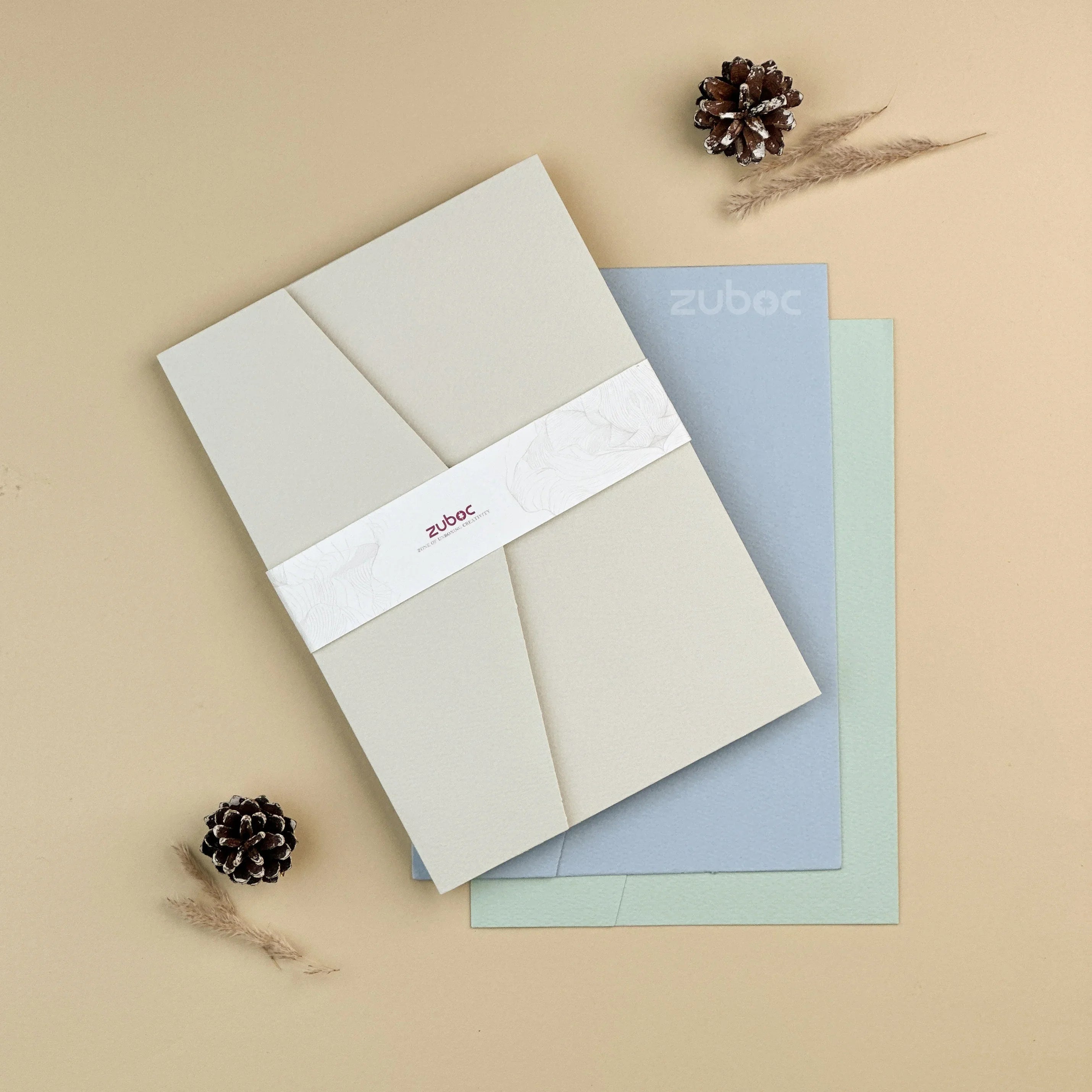 Dream standard envelopes set of 5 in pastel mix from Zuboc ? premium textured paper, perfect for gifting, weddings, and craft projects.