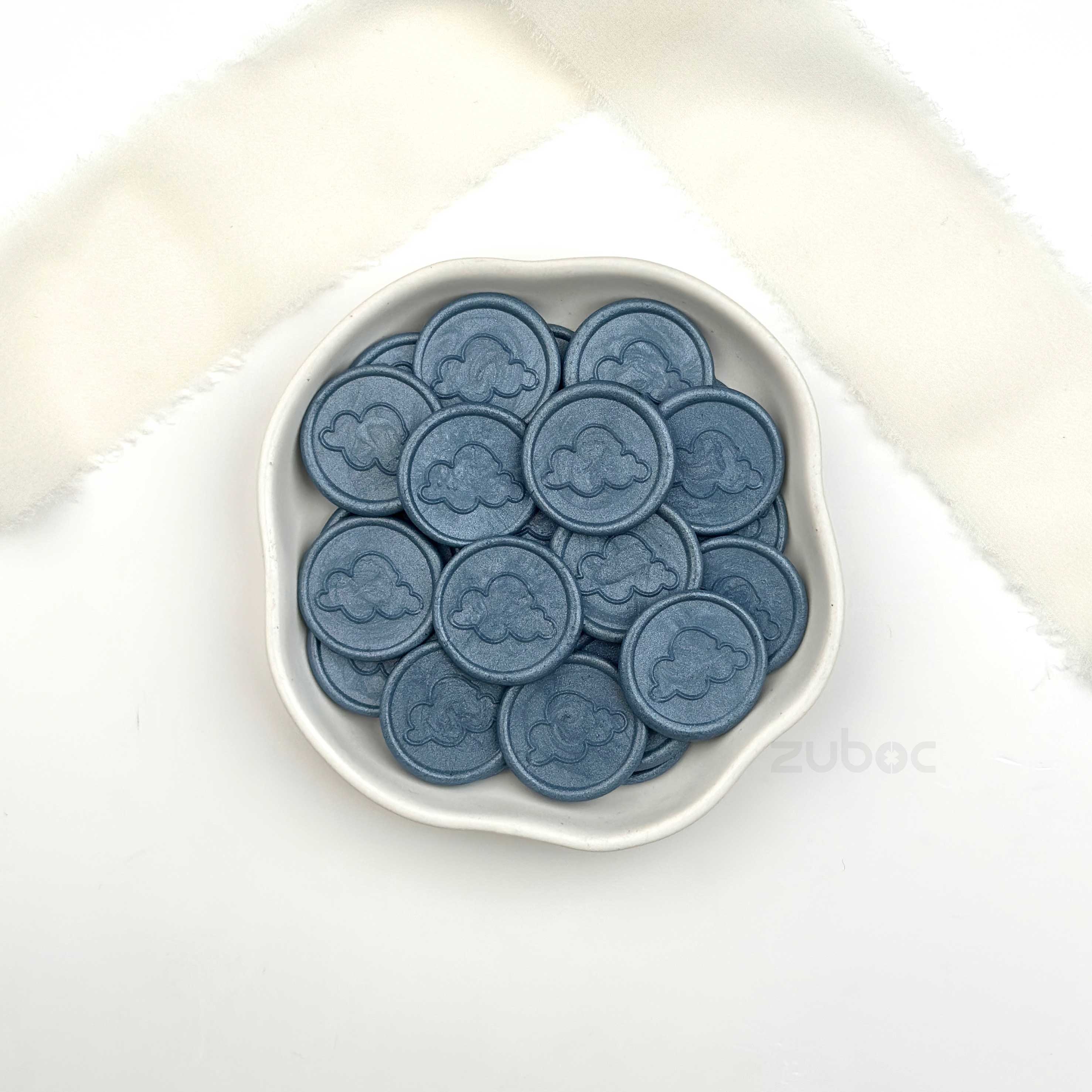 Cloud Wax Seal - Cloudy Sky (Set Of 5)