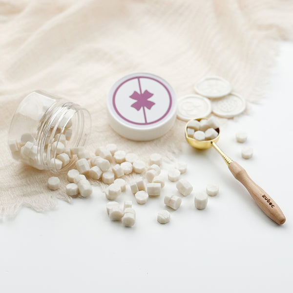 Cream White Sealing Wax Beads 30g