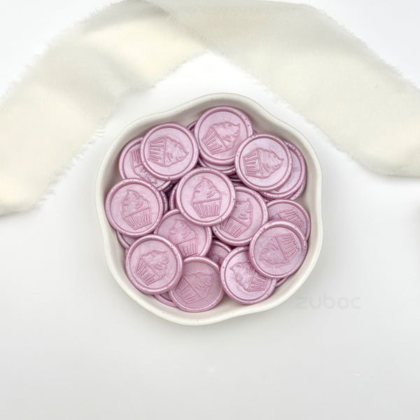 Cupcake Wax Seal for Invitations (Set of 5)