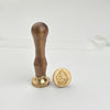 Cupcake Wax Stamp with Wooden Handle