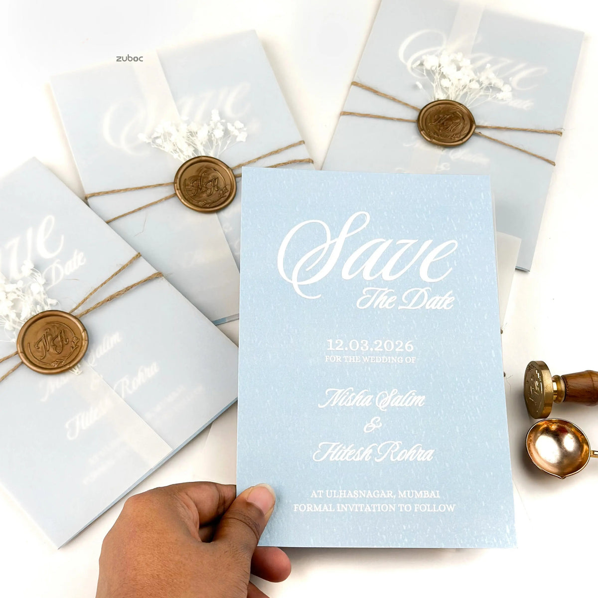 The Sky Save the Date Invitation Cards (Set of 50)