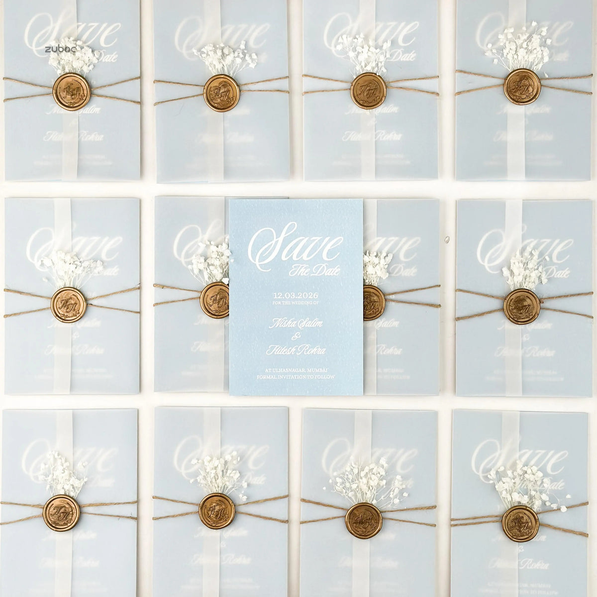 The Sky Save the Date Invitation Cards (Set of 50)