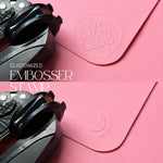 Zuboc Custom Embosser Stamp – Personalised Handheld Paper Embossing Machine for Invitations, Envelopes & Official Documents