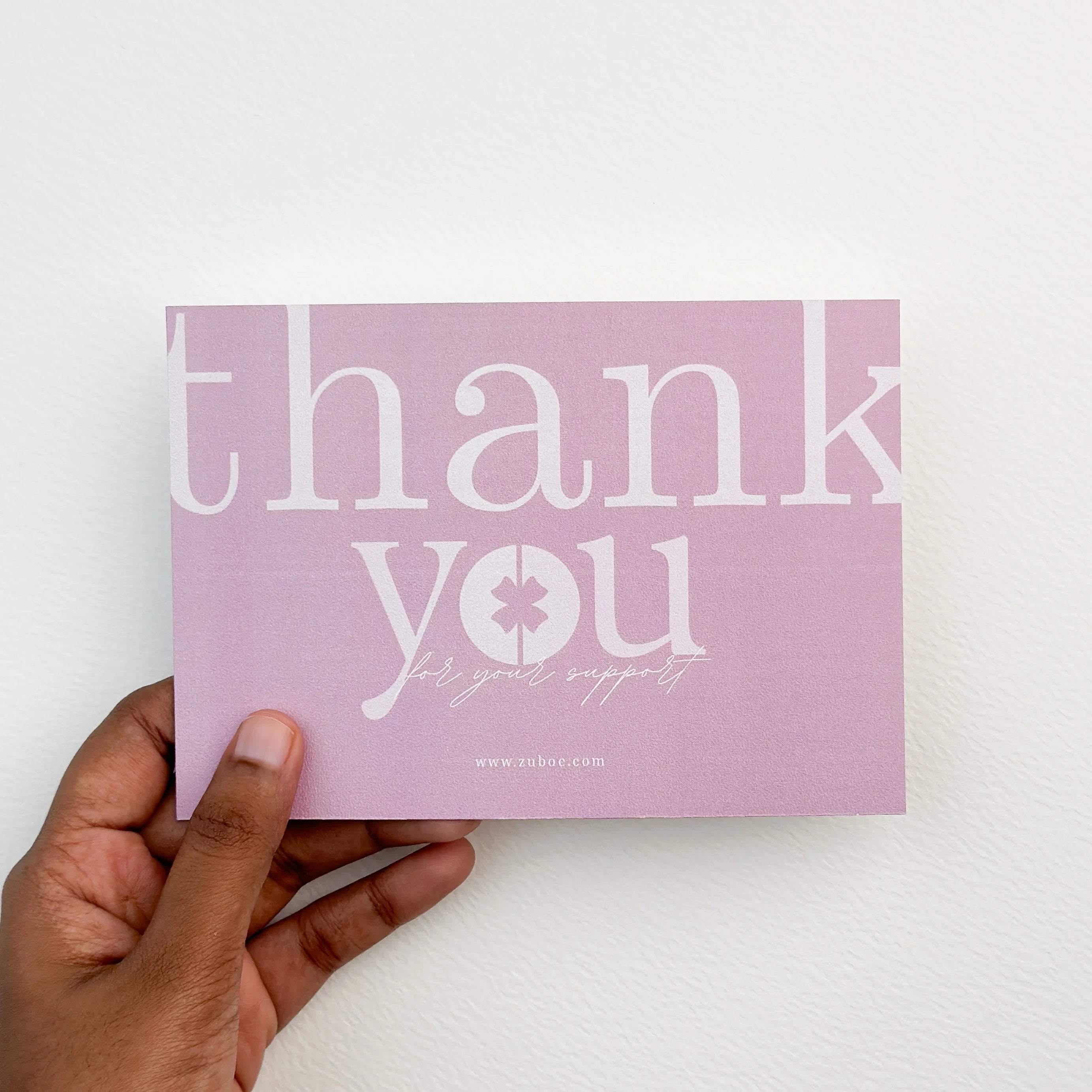 Custom Print Thank You Card and Envelope Combo ( Set of 50 )