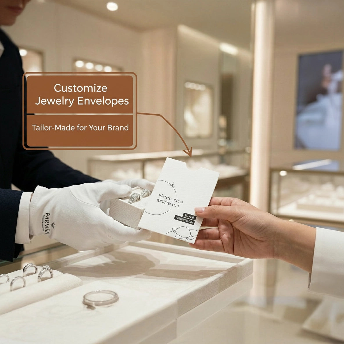 Black envelope for DIY projects