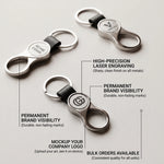 Zuboc Customised Round Metal Keychain