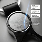 Zuboc Customised Round Metal Keychain