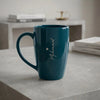 Personalized Stylish Tall  Mug / For Gifting-Teal Blue