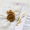 Golden Whisper Invitation Cards (Set of 50)
