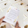 Golden Whisper Invitation Cards (Set of 50)