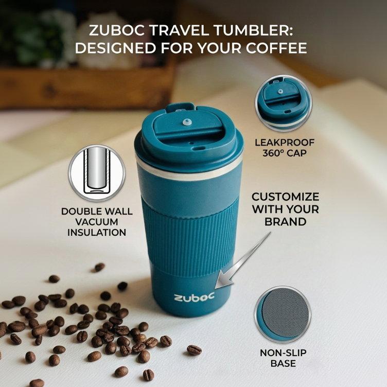 Zuboc Customized Coffee Travel Mug - Vaccum Flask