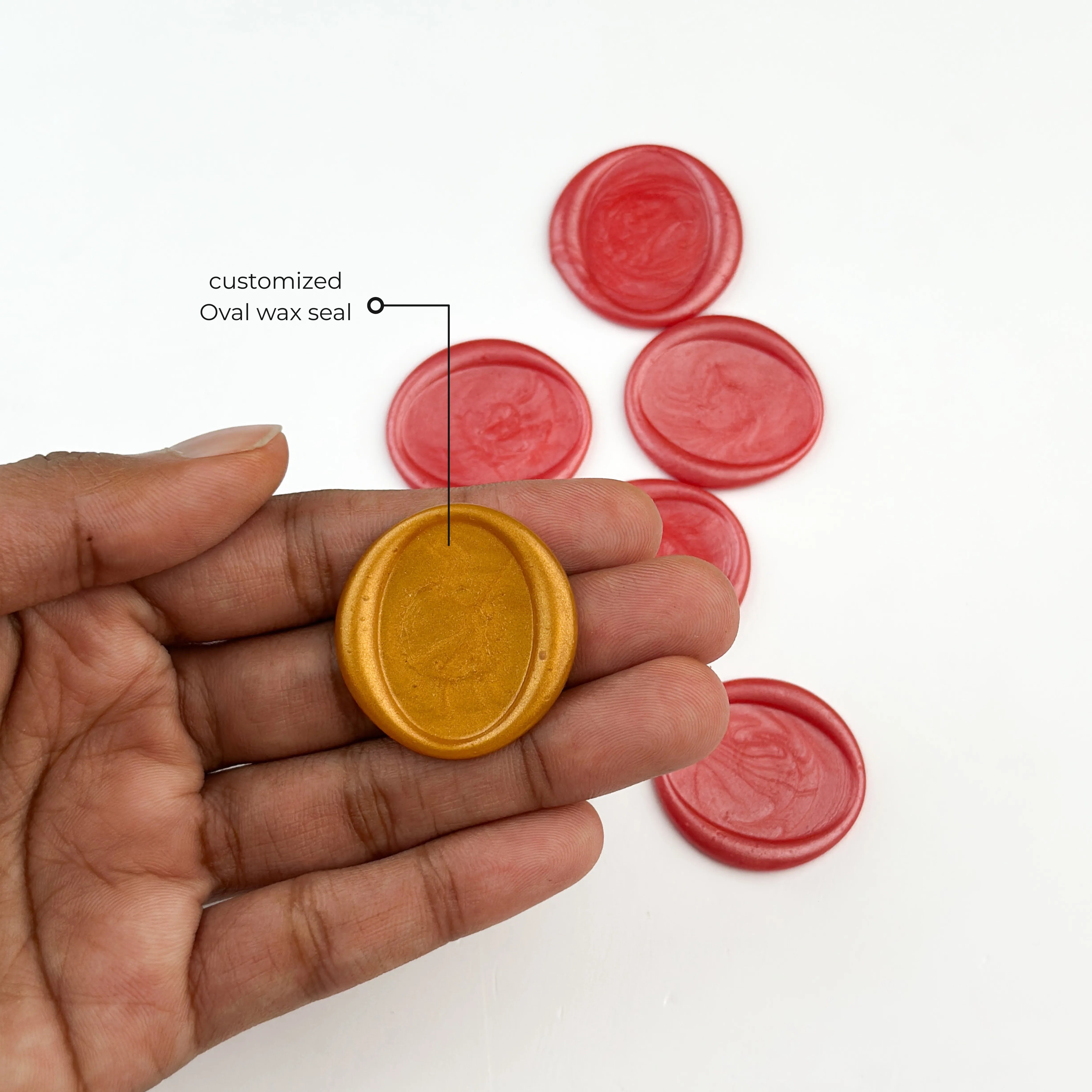 Personalised Oval Wax Stamp and Wax Seals
