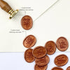 Personalised Oblong Wax Stamp + Wax Seals