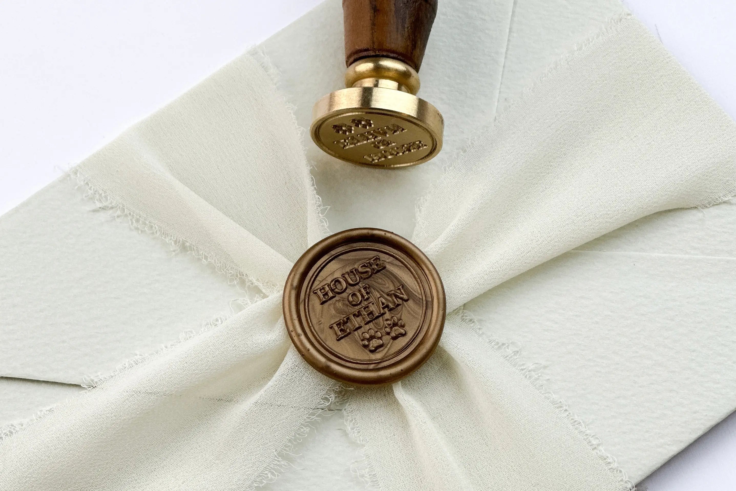 <p>Your mark beautifully sealed</p>