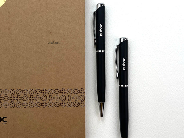 Zuboc Monarch Customisable ball pen - black